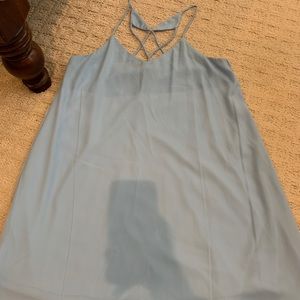 blue summer dress